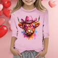 thumbnail image 2 of TZEWGL Tees For Newborn Print Round Neck Loose Short Cropped Sleeve Blouse For Baby size 13-14T, 2 of 4