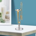 thumbnail image 3 of Miniature Trombone Instrument de Musique Miniature en Cuivre Décoration de Bureau Accessoire de Maison de Poupée, 3 of 9
