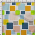 thumbnail image 1 of Soimoi Satin Silk Fabric Square Panel Printed Fabric 1 Yard 42 Inch Wide, 1 of 3