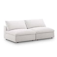 thumbnail image 1 of Modway Commix Down Filled Overstuffed 2-Piece Armless Sectional Loveseat, 1 of 7