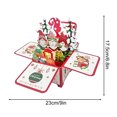 thumbnail image 3 of Lksixu Christmas Decorations Christmas Card Up Christmas Tree With Lights And Music Greeting Card Christmas Tree Up Christmas Card LED Light Christmas Card Xmas Decor for Holiday Party Wedding, 3 of 5