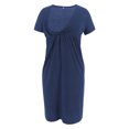 thumbnail image 2 of Weiqiqre Robes pour Femmes, Vêtements pour Femmes Enceintes Col en V Manches Courtes Allaitement Robe Décontractée Soldes, 2 of 7