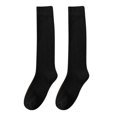 thumbnail image 1 of Aocisk Womens Socks To Keep Warm Sock High The Knee Lightweight and Thick for Cold Weather Knee High Socks for Women Thermal Socks Black One Size, 1 of 5