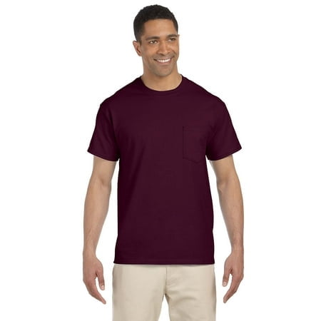 Gildan T-Shirt à Poche en Coton Ultraâ® pour Adulte 10 Oz./verge Lin.