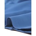 thumbnail image 5 of INSPIRE CHIC Women's Work Office Open Front Zipper Collarless Cropped Blazer Blue XL, 5 of 5