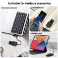 thumbnail image 4 of MSATA Easy Drive Cable Type C Mini USB3.1 External Hard Drive Enclosure 6Gbps High Speed Solid State Drive Cable,B, 4 of 4
