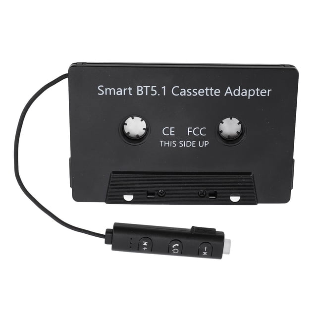 Car Audio Bluetooth Cassette Receiver, DC5V Bluetooth Cassette Adapter BT5.1 Universal Wireless Cassette Tape to