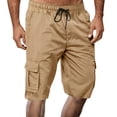 thumbnail image 2 of Diufon Shorts Cargo de Randonnée pour Hommes Imprimés Décontractés Printemps Été avec Poches, 2 of 7