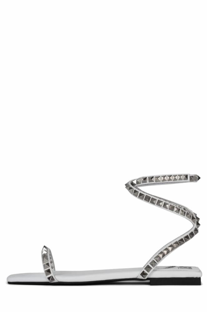 Jeffrey Campbell Women LUXOR Blanc Argent
