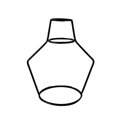 thumbnail image 2 of Dvkptbk The Racks Minimalist Abstract Vase Black Iron Brief Vase Flower Racks Ornaments Home Decor on Clearance, 2 of 3