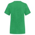 thumbnail image 3 of XZNGL Womens Fashion Solid Short Sleeves Summer O-Neck Short Sleeves Tops T-shirt, 3 of 9
