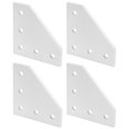 thumbnail image 1 of Joining Plate, Excellent Craftsmanship 5-Hole Joining Plate 5-hole Placement Strong And Durable With 4pcs For Worker For Construction Industry 2020L Shape,3030L Shape,4040L Shape, 1 of 8