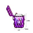 thumbnail image 3 of Drppepioner Plasma Lighter Rechargeable Electronic Windproof Flameless Butane Free Electric Candle Lighter, 3 of 9