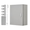 thumbnail image 2 of Yiwa Stainless Steel Electrical Enclosure Box, IP67 Waterproof, NEMA 4X Rated, Lockable Junction Box for Outdoor or Indoor Use, Comes with Mounting Plate and Keys, 2 of 8