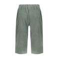 thumbnail image 5 of Wensltd Shorts d'Été à Jambe Grand pour Femmes, Mode, Lin, Fluides, Confortables, 5 of 5