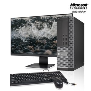 Dell OptiPlex 9020 Ordinateur de bureau PC, 3.20 GHz Intel i5 Quad Core Gen 4, 16GB DDR3 RAM, 1TB SATA Disque dur, Windows 10 Professionnel 64 un peu, BRAND NEW 24” Écran WiFi Rénovés