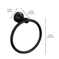 thumbnail image 3 of Hand towel ring stainless steel wall mount for bathroom or kitchen, rust proof modern design, easy installation, space saving, 3 of 8