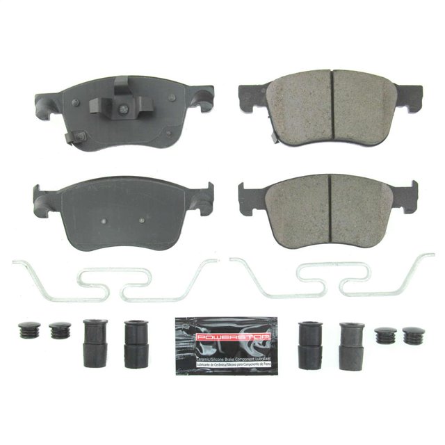 Power Stop Brake Pad Z23-2115 Z23 Evolution Sport; FMSI Number D2115; Carbon Fiber Ceramic Pads; Set Of 4; With Hardware