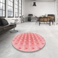 thumbnail image 4 of Ahgly Company Tapis d'Intérieur Lavable en Machine Carré Transitionnel Flamant Rose, 7 Pieds Carré, 4 of 7