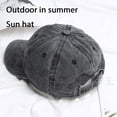 thumbnail image 1 of Women Baseball Cap Men Casquette Washed Dyed Snapback Baseball Hat Washed Caps Hats Bad Hair Day Adjustable Caps, 1 of 8