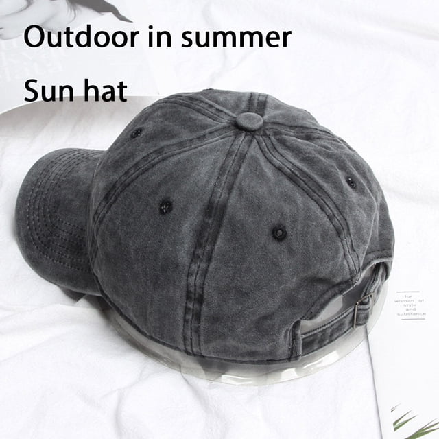 Women Baseball Cap Men Casquette Washed Dyed Snapback Baseball Hat Washed Caps Hats Bad Hair Day Adjustable Caps