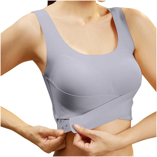 RKSTN Sports Bras for Women Compression Wirefree High Support Bra Small to Plus Size Everyday Wear, Exercise and Offers Back Support