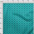 thumbnail image 2 of oneOone Tissu Cambric en Coton Tissu à Imprimé Floral en Blocs BTY 56 Pouces de Large, 2 of 4