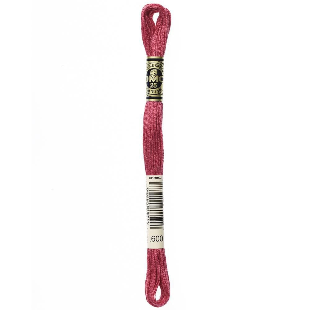 DMC rose coton 6 brins fil à broder écheveau, 8 m (8.7 yd)
