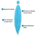 thumbnail image 3 of Jumbo Braid Hair 26inch Synthetic Fiber Hair Extensions Crochet Braiding Gradient Color Braids Hair Styling Tools, 3 of 7