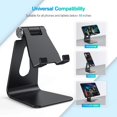 thumbnail image 4 of ORIbox Cell Phone Stand, Adjustable Phone Stand for Desk, Aluminum Desktop Solid Universal Desk Stand, Compatible, 4 of 5