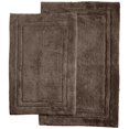 thumbnail image 1 of Ensemble de Tapis de Bain en Coton 2 Pcs Charbon, 1 of 1