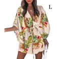 thumbnail image 2 of Baohd Robes à Lacets pour Femmes Été Jupe Courte Sexy Élégante Décontractée Mini Robe de Soirée Plage Maison Travail Type1 Type3 L, 2 of 5