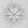 thumbnail image 1 of Ahgly Tapis d'Intérieur Lavable en Machine Carré Transitionnel Gris Platine, 4 Pieds Carré, 1 of 7
