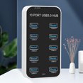 thumbnail image 1 of USB 3.0 Data Hub, 10 Ports  Compatibility Data USB Hub Wide Application DC 12-24V  for Laptop, 1 of 7