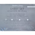 thumbnail image 4 of Ensemble de Draps en Microfibre, Infroissable, Format Jumeau, Argent, 4 of 5
