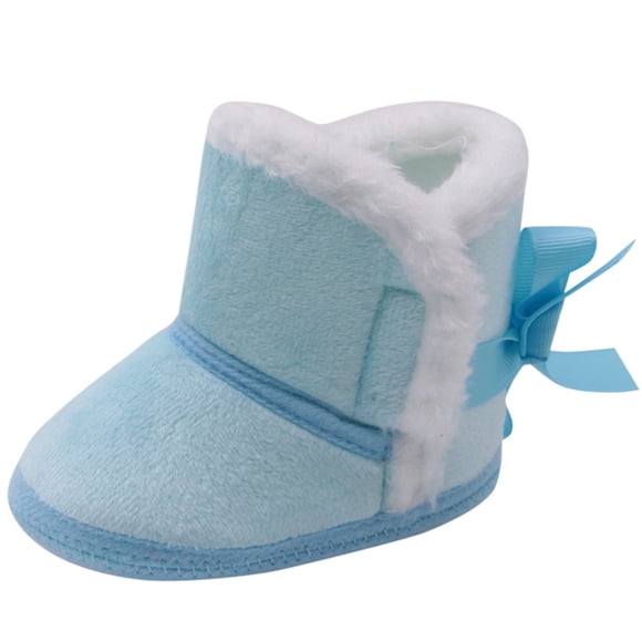 GDREDA Chaussures Bottes Hiver Bébé Garçons Filles Chaussures - Tout-Petit Neige Chaudes Pré-Marche Bleu,12-14 Mois