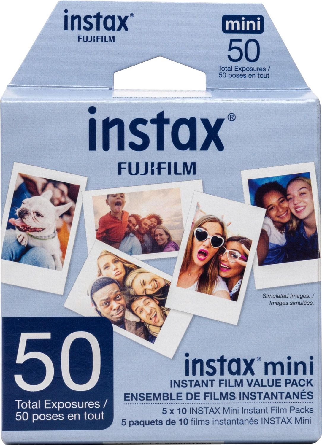 Fujifilm Instax Mini Lot de 5 pellicules instantanées