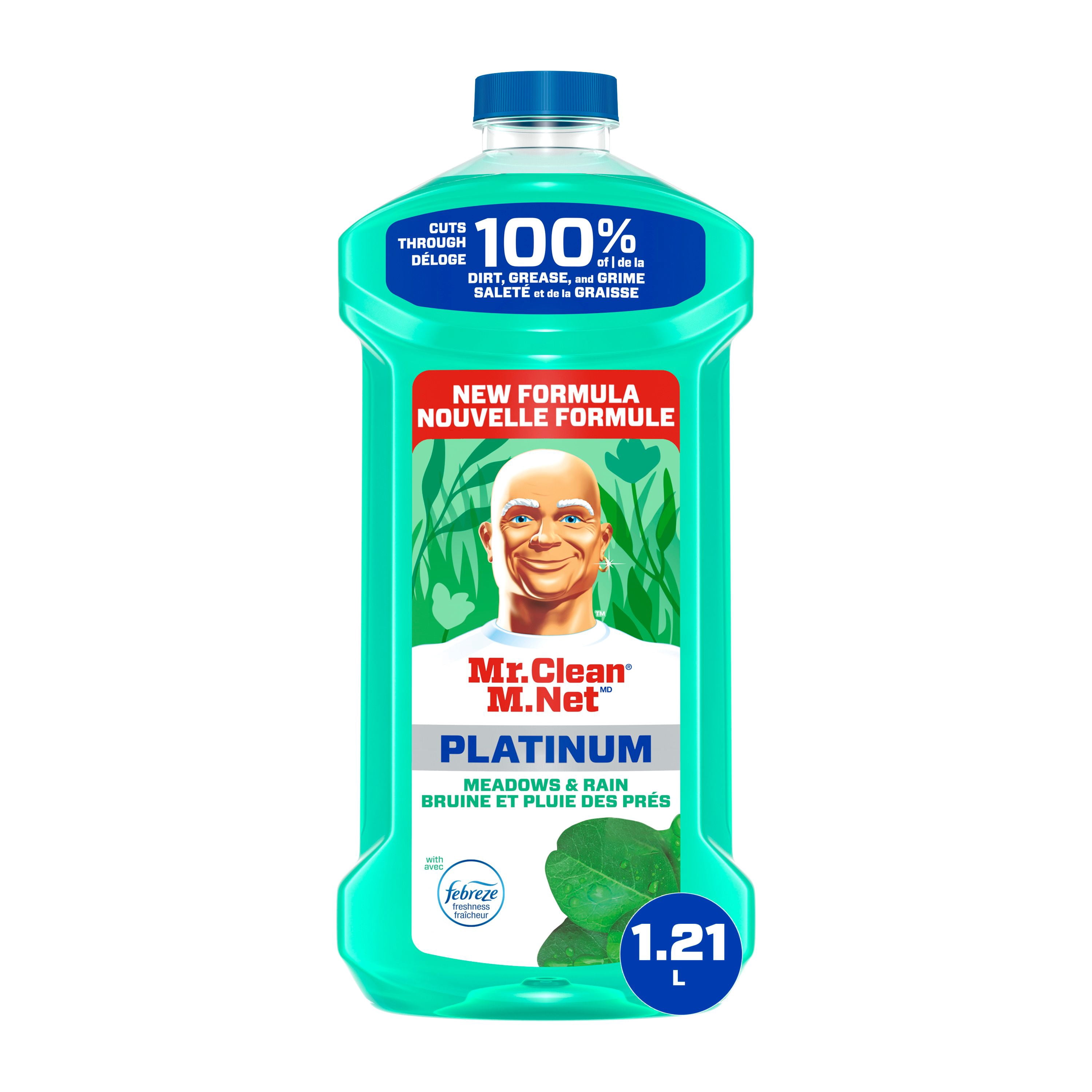 Mr. Clean All Purpose Cleaner, Multi Purpose Cleaner, Pour, Meadows & Rain Scent, 1.2L