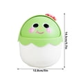 thumbnail image 3 of Vaidha Desktop Household Small Rubbish Bin Coffee Table Table With Lid Cute Bedroom Bedside Stationery Storage Small Storage Box, 3 of 6