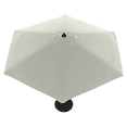 thumbnail image 4 of HOMETRENDS 7.5 ft. Round Push-Up Market Patio Umbrella, White, 4 of 9
