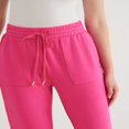 thumbnail image 4 of CHOK Women's Relaxed Fit Mid-Rise Ultimate ScubaKnit Pants with Pockets, Sizes XS-XXL, 4 of 5
