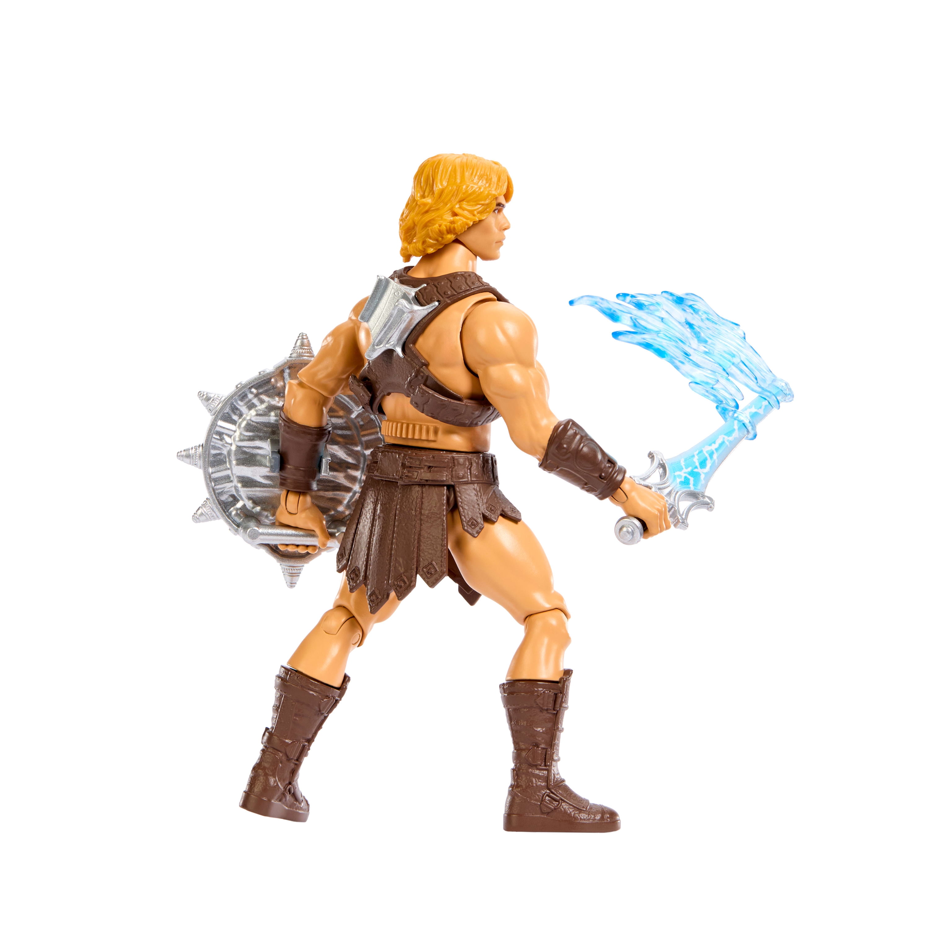 Masters of the Universe He-Man Power Sword Slash Feature Figure Toy, 5.5 Inch Twist & Release Action