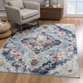 thumbnail image 1 of eRug Outlet Savannah Collection Traditional Area Rug (4x6 feet) - 3'9" x 5'6", Blue, 1 of 6