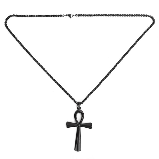 FLAMEEN Collier Pendentif, Bijoux Cou Durable, Sûr et Antirouille, Collier de Style Roman Hommes, pour les Parties de Rassemblement