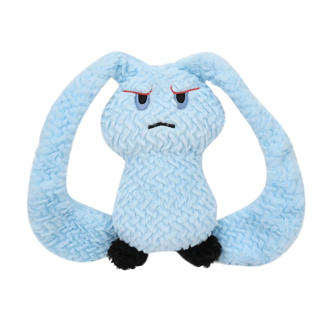 Long Ears Rabbit Dog Squeaker Toys With Crinkle Paper Stuffed Interactive Chew Bunny Toy