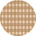 thumbnail image 1 of Ahgly Company Tapis d'Intérieur Lavables en Machine, Ronds Transitionnels Kaki, Ronds de 7', 1 of 7