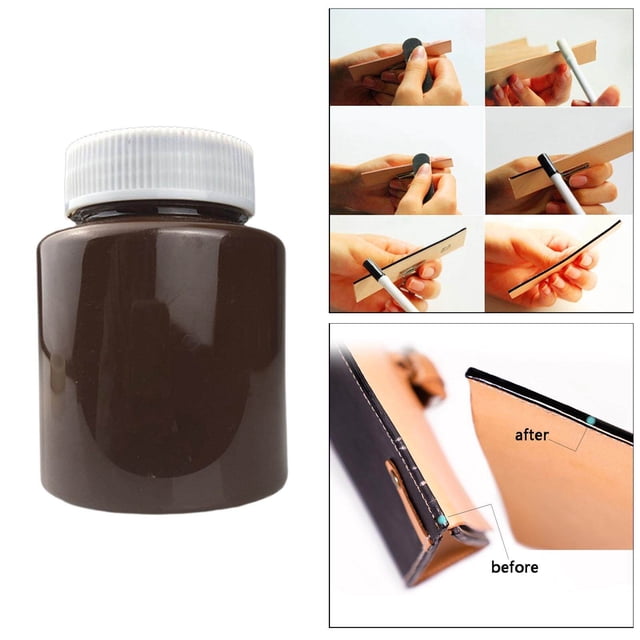 100g Car Seat Color Paste Shoe Polish Oil Leather Paste For Leather Shoes Complementary Color Brown