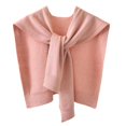 thumbnail image 1 of Skin-Touching Versatile Lady Knitted Thin Shoulder Shawl Fake Lapel Costume, 1 of 1