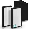 thumbnail image 1 of Idylis Air Purifier Replacement Filter C for Filtrete and Idylis IAP-10-200 IAP10200 [C+C] IAP-10-280 IAP10280 [C+D] Air Purifier with Idylis Air Filters IAF-H-100C 2 HEPA & 2 Extra Carbon Pre-filter, 1 of 5