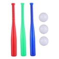 thumbnail image 3 of LOLIPPYY 5Pcs Kids Baseball Set Green Bat Shape Ball Shape Indoor Play Toddler Birthday, 3 of 5